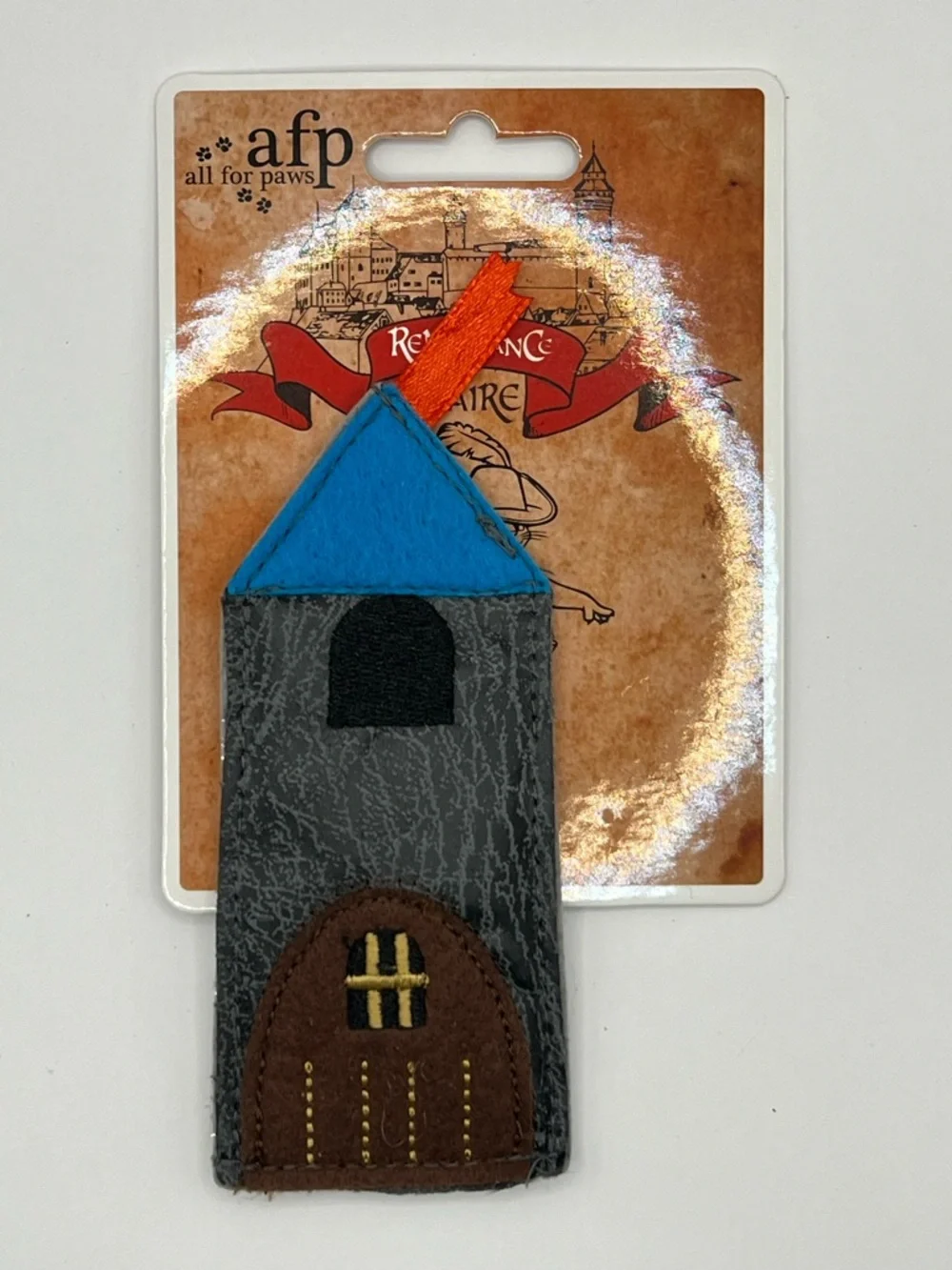 Castle Cat Toy with Blue Roof